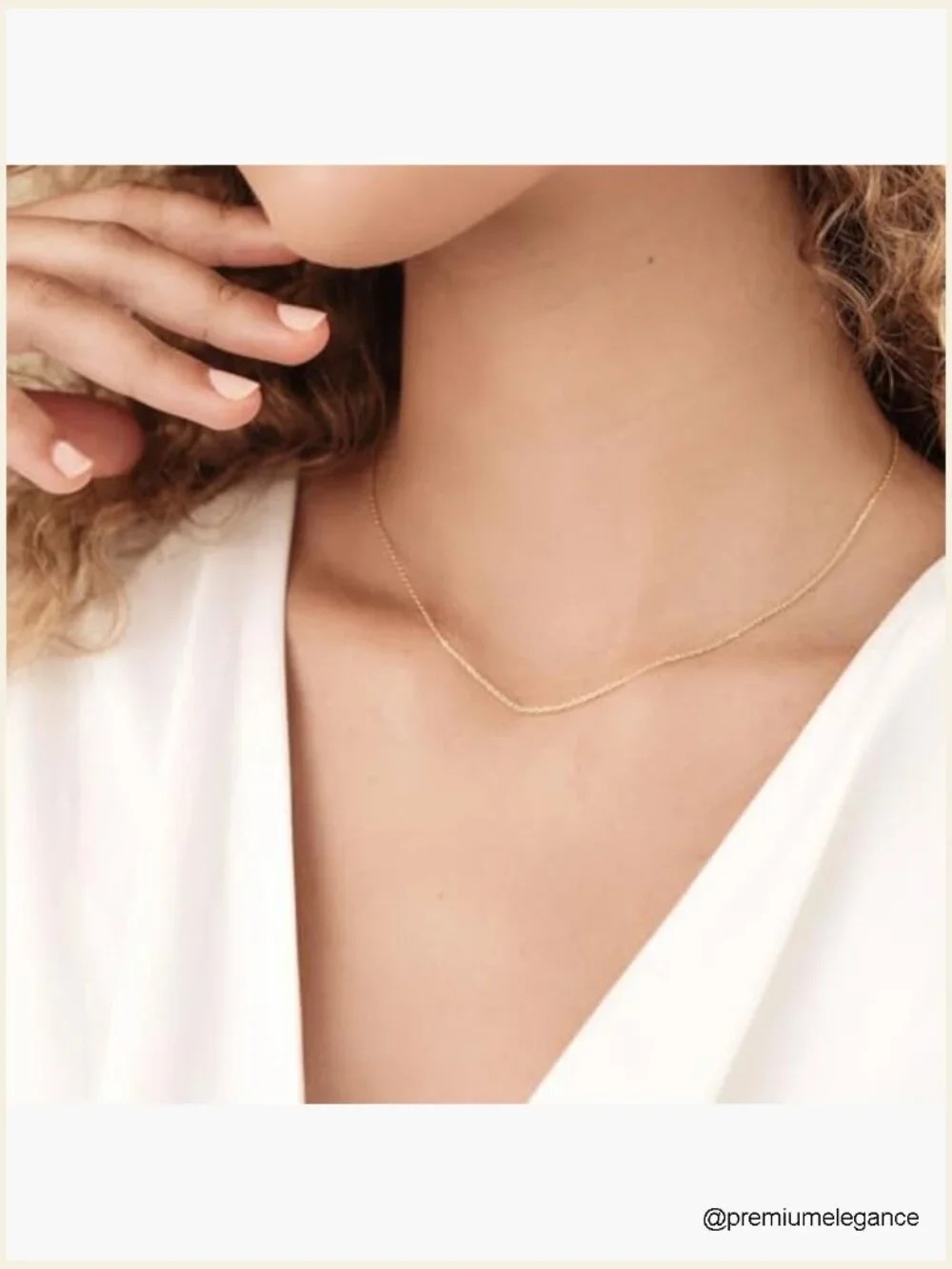 18K Gold Plated Sterling Silver Dainty Cable Chain Necklace 14-24 Inches